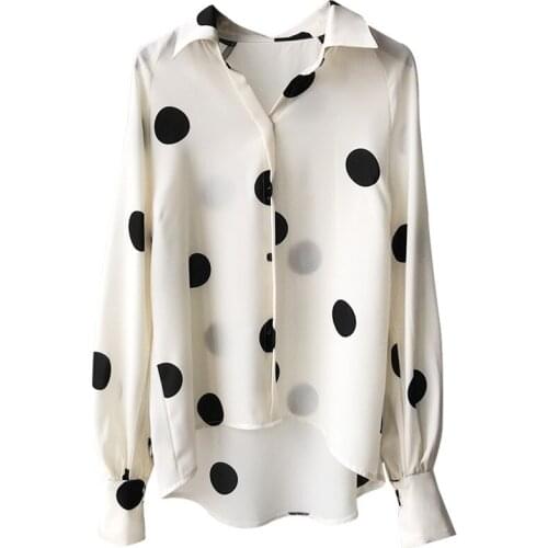 ECOATUP Polka Dot Blouses