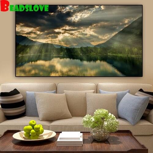 Beautiful scenery diamond painting full square round drill mosaic 5d cross stitch,Diy diamond embroidery g234