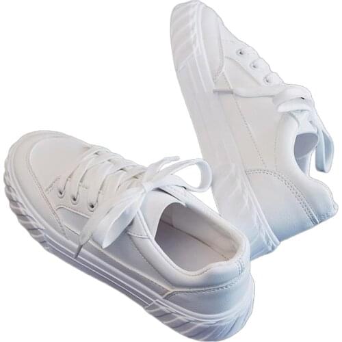 Classic Platform Sneakers Spring/Autmun Women Casual Shoes Lace-Up Flat Sport Shoes Fashion Ladies Vulcanize Shoes Female Shoes