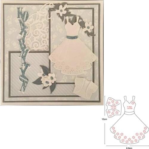 Metal cutting dies women skirt 2020 new cut die mold Scrapbook paper craft knife mould blade punch stencils dies