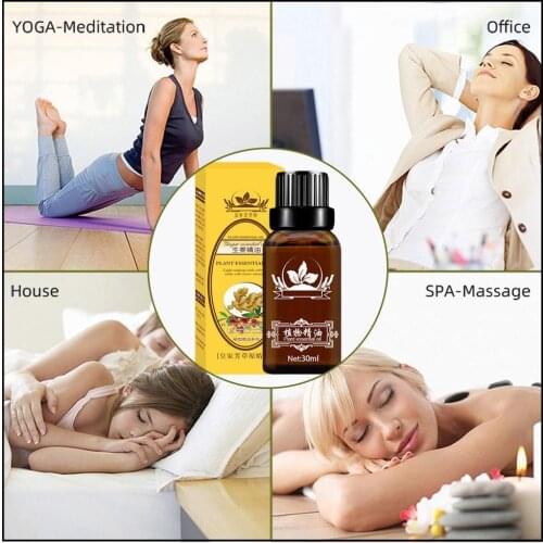 Natural Ginger Massage Oil Promote Metabolism Massage Oil Relieve fatigue Reduce stress Body Firming Massage Oils Anti Aging