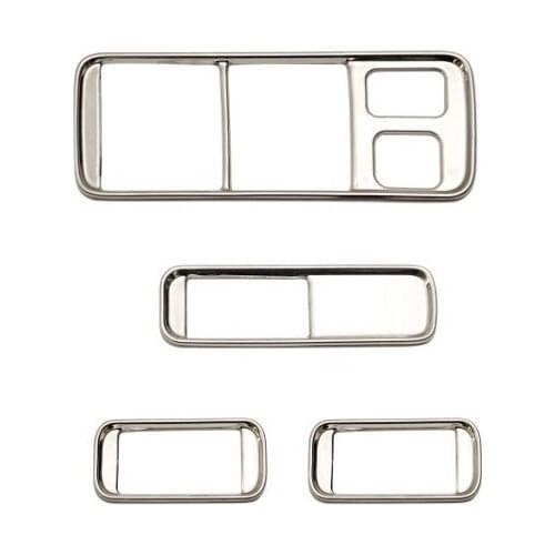 Fit For Honda CR-V CRV 2007 2008 2009 2010 2011 Stainless Steel Car Window lift button armrest panel cover trim Sticker