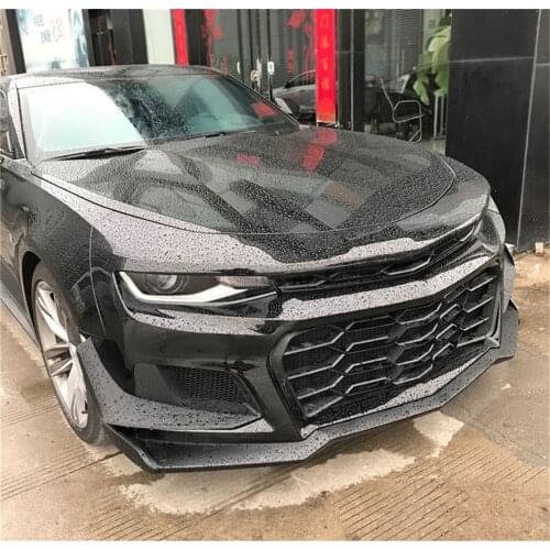 High quality plastics Front Bumper Lip Splitters Mesh Grill For Chevrolet Camaro 2016 - 2019 Front Bumper Trim Covers Body Kits