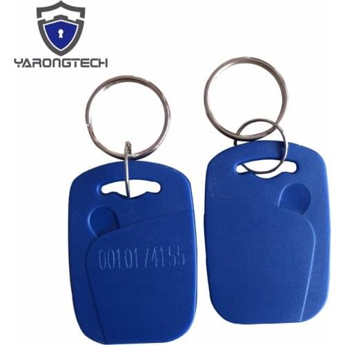 RFID EM4100 Fob 125KHZ ABS Waterproof keychain for door access control -100pcs