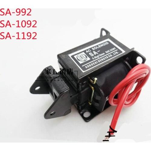 110V SA-1192 AC Tractive Magnet Solenoid Electromagnet Stroke 10mm