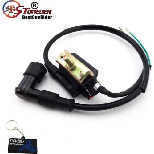 STONEDER Ignition Coil For 50cc 70cc 90cc 110cc 125cc Pit Dirt Motor Bike ATV Quad Motorcycle Mini Motocross