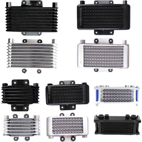 Universal Motorcycle Oil Cooler M12 Oil Delivery Interface Efficient Motorcycle Cooling Radiator Fit 80CC-250CC Engine Motocross