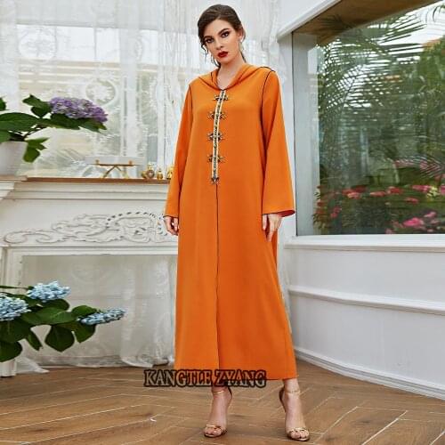 Eid Mubarak Abaya Dubai Turkey Islam Arabic Muslim Dress Kaftan Robe Djellaba Femme Dresses Abayas For Women Caftan Marocain