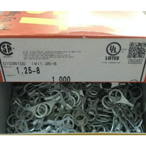 1.25-8 Connectors terminals housings 100% new and Original parts (W) 1.25-6