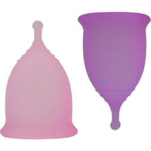 200Pcs Ladys Silicone Menstrual Cups Women Hygiene Reusable Product Health Care Collector Menstrual Disposable Diapers