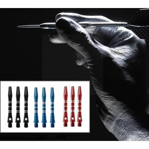 3Pcs Universal Aluminium Alloy Dart Shafts 35mm Aluminum Outdoor Stem Darts Rod Game Shafts Accessories Indoor D8M3
