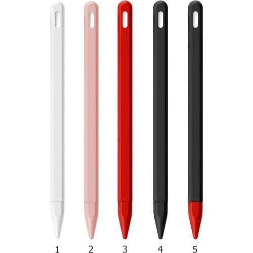 Pen Case For Apple Pencil 2 iPad Pro 2019 Pencil Case Tablet Touch Stylus Pen Protective Cover Pouch Portable soft Silicon Case