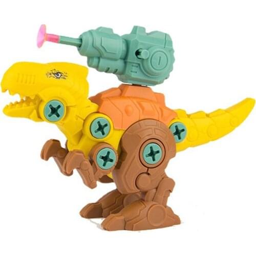 Childrens Dinosaur Construction Boy Toy Set Educational Designer Montessori Model Disassembly Assembly Puzzle Toys for Kid