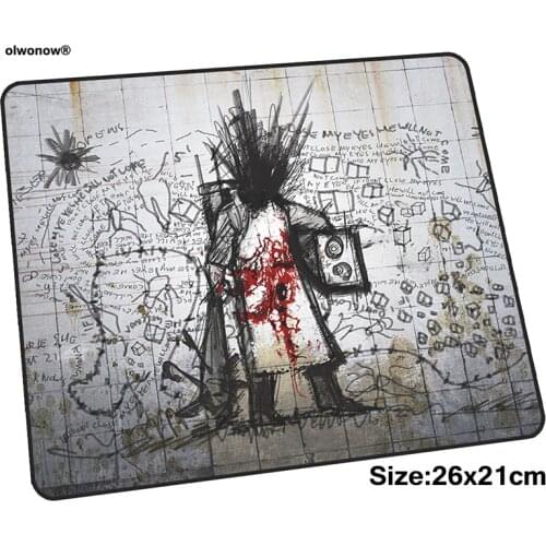 The evil within mousepad 26x21cm gaming mouse pad gamer mat best game computer desk padmouse keyboard Christmas gifts play mats