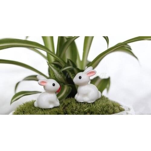 3000PCS Hot Mini Rabbit/Hedgehog /Tortoise Ornament Miniature Figurine Plant Pot Fairy Garden Decor Home Decoration