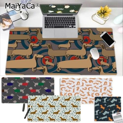 MaiYaCa My Favorite Animals Dog Dachshund Gaming Player desk laptop Rubber Mouse Mat Free Shipping Large Mouse Pad Keyboards Mat