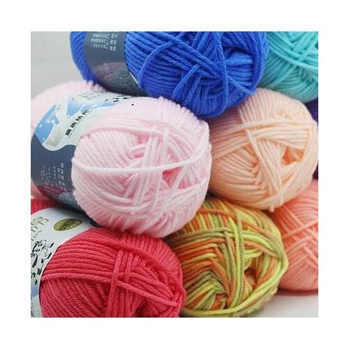 Mylb 1ball=50g High Quality Warm DIYMilk Cotton Yarn Baby Wool for Knitting Children Hand Knitted Yarn Knit Blanket Crochet