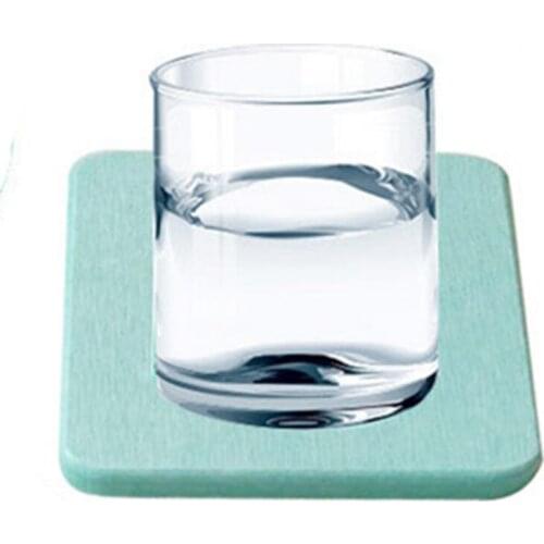 Waterproof Diatom Mud Coaster Absorbent Coaster Simple Cup Pad Slip Insulation Pad Table Decoration Cup Mat Pad