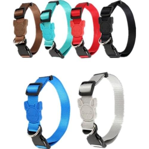 Adjustable Pet Nylon Collar High Density Pet Leash Small Pet Collar Teddy Chihuahua Small Dog Accessories Collar Necklace