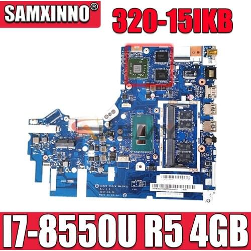 NM-B453 for Lenovo Ideapad 320-15IKB Motherboard Mainboard Laptop 81BG 81BT P/N: 5B20Q11195 5B20Q11189 CPU:I7-8550U GPU:R5 4GB
