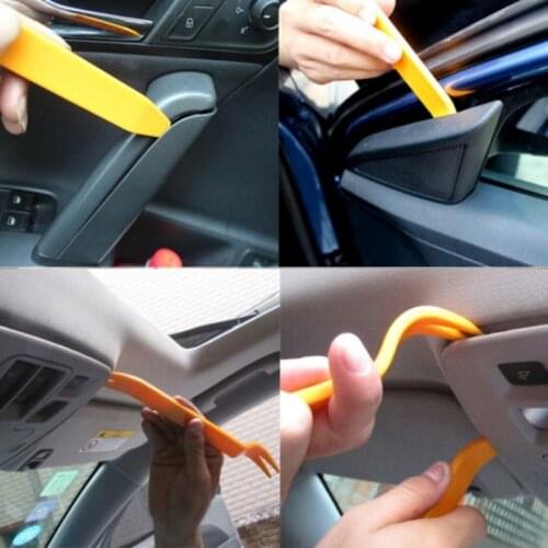 New 4pcs Auto Car Radio Panel Door Clip Trim Dash For Honda CR-V XR-V Accord Odeysey Crosstour FIT Jazz City Civic JADE Mobilio