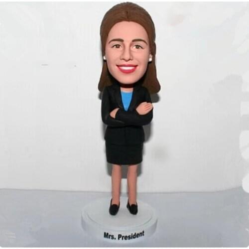 Christmas gift Handmade Custom Polymer Clay Figurine Dolls Birthday Topper Gift Mini Home Decoration Statue Sculpture