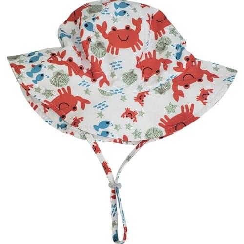 Bucket Hat Kids Boy Girl Summer Sun Beach Panama Wide Brim With String Holiday Outdoor Accessory For Baby Toddlers Spring