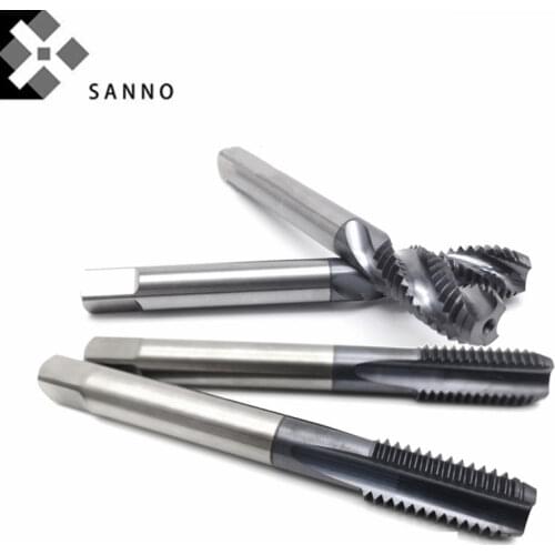 High Speed Steel Machine Nitride Coated Tap Die Set Intermediate Metric Plug Tap M3 M4 M5 M6 M8 M10 for internal thread cutting