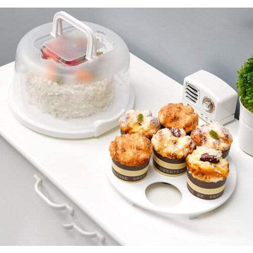 1 PCS Portable Cake Box Food Fresh-keeping Box Refrigerator Fresh-keeping Receiving Box Fruits Vegetables Storage Boxs