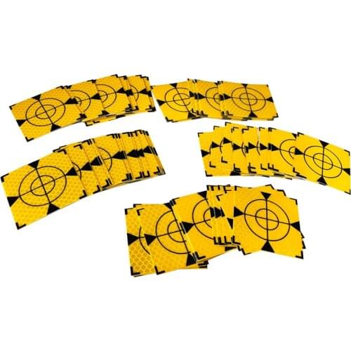 100pcs Reflective Sheet 20x20/30x30/40x40/50x50/60x60MM (Orange Colour)