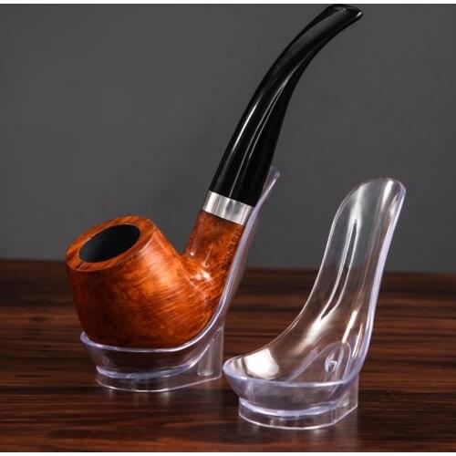 5Pcs Portable Plastic Transparent Spoon Pipe Stand Pipe Rack Pipe Holder For Tobacco Pipe Smoking Accessories