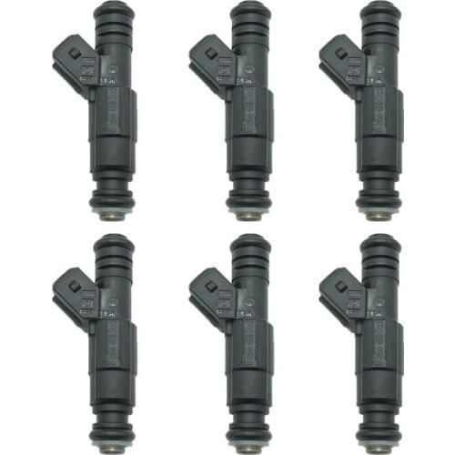 6pcs Fuel Injector 0280155703 Bico For Jeep/Wrangler Cherokee 4.0L L6 Injection 0 280 155 703