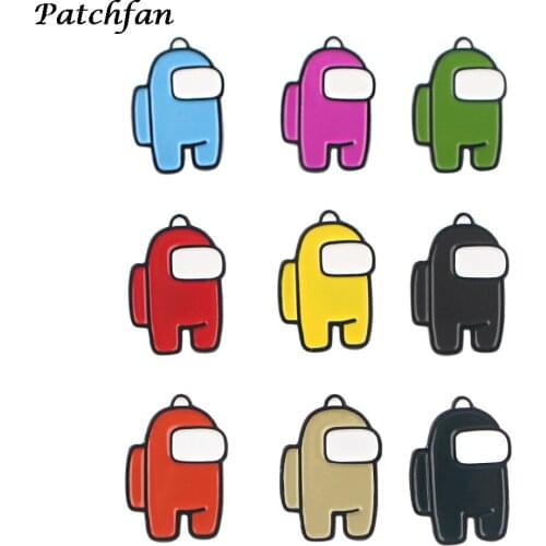A4262 Patchfan Cartoon Enamel Pins Cute Pins And Brooches For Party Lapel Pin Badge Funny Gifts For Kid Jewelry