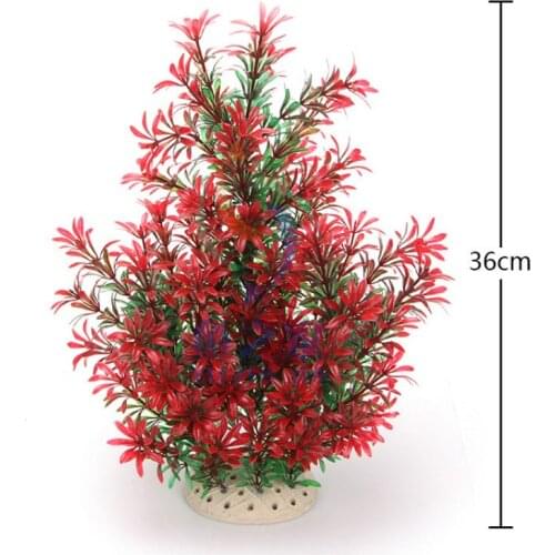 Aquarium Ornament Landscaping Plastic Water Grass Aquarium Supplies Fish Tank Accessories Simulation Multicolor Fake Water Grass