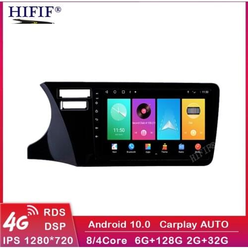 9" android 10.0 RAM 2G car gps dvd player for honda city LHD 2014 2017 car radio multimedia navigation stereo head unit dsp