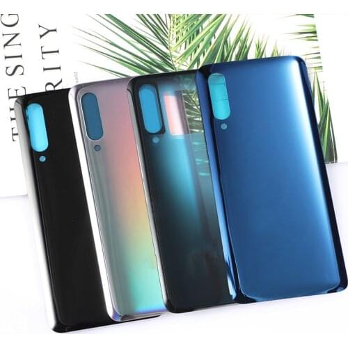 MI9 Xiaomi9 100% Real Housing For Xiaomi Mi 9 Glass Battery Cover Repair Back Door Phone Rear Case + Sticker Glue