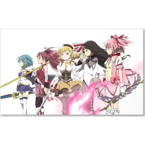 Home Decor Canvas Madoka Kaname Beautiful Man Gift Painting Pictures Wall Art HD Prints Modular Poster No Frame For Living Room