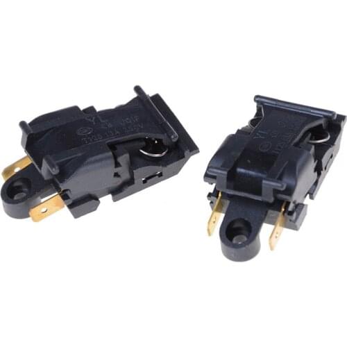 2PCS 20 degree Thermostat Switch T125 250V 13A Steam Electric Kettle Parts 45x20mm