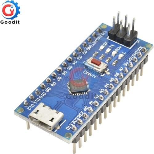 Micro USB Adapter CH340 Nano V3.0 ATMEGA328P-MU ATMEGA328 Microcontroller Module Development Board for Arduino