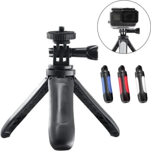 Extend Vlog Tripod Mini Portable Tripods Fit for Gopro Hero 9 8 7 6 Black Action Camera with Long Screw Part Accessory