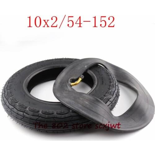 High quality 10x2 inch Tyre Tire / Inner Tube for Scooter Pram Stroller Kids Bike Roadster Trike Tricycle Rear Wheels Bent Valve