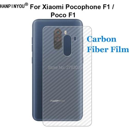 For Xiaomi Pocophone F1 / Poco F1 6.18" 3D Anti-fingerprint Carbon Fiber Back Film Matte Screen Protector (Not Tempered Glass)