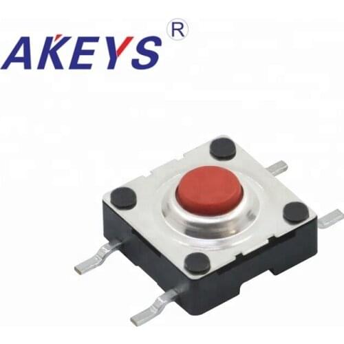 10PCS TS-I006 10*10 Tact Switch SMD SMT 4 Pin Pressure Tactile Switch