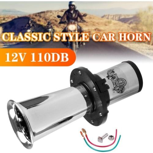 12V 110dB Antique Vintage Car Truck Horn AHH-OOO-GAH Chrome