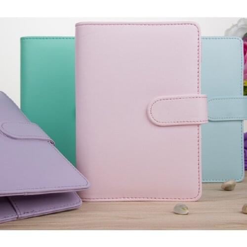 A5/A6 Creative Hand Ledger PU Leather Notepad Cover Loose-leaf Notebook Hand Ledger Cover 5 Color