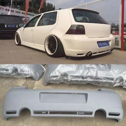 GOLF 4 R32 PU Upainted rear bumper Car body kit for Volkswagen VW Golf 4 R32 03-05
