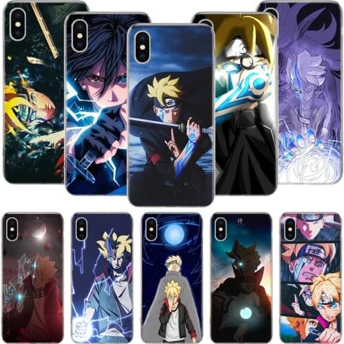 Anime Boruto Phone Case For iPhone 11 12 Pro XS XR X Max 7 8 6 6S Plus Mini + 5 SE Pattern Customized Coque Cover Capa