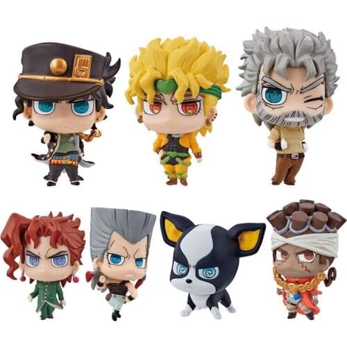 Bandai Genuine Gacha JoJos Bizarre Adventure Kujo Jotaro Dio Brando Joseph Joestar Action Figure Toys