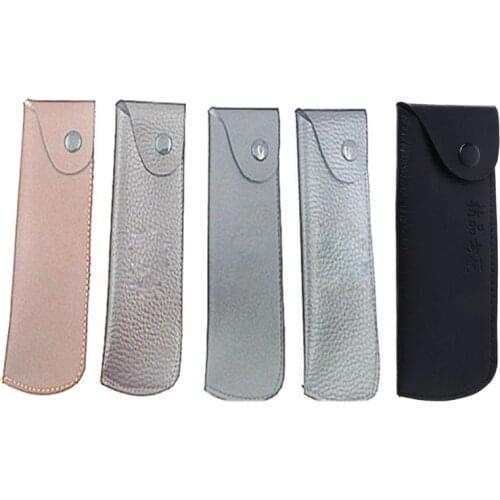 Glasses Bag Reading Glasses Case Portable Outdoor Travel 360 Rotation Faux Leather Soft Protective Storage Lightweight Men