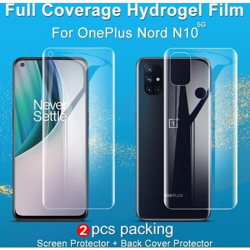 IMAK Hydrogel III 3 Film For OnePlus Nord N10 5G Screen Protector Full Coverage Front Back HD Matte Protective film